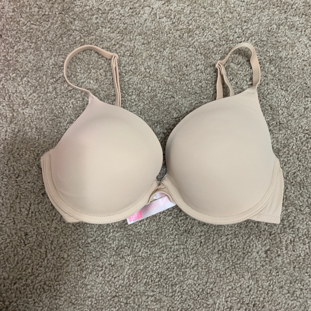Victoria’s Secret Pink Nude Push Up Bra Size 32C